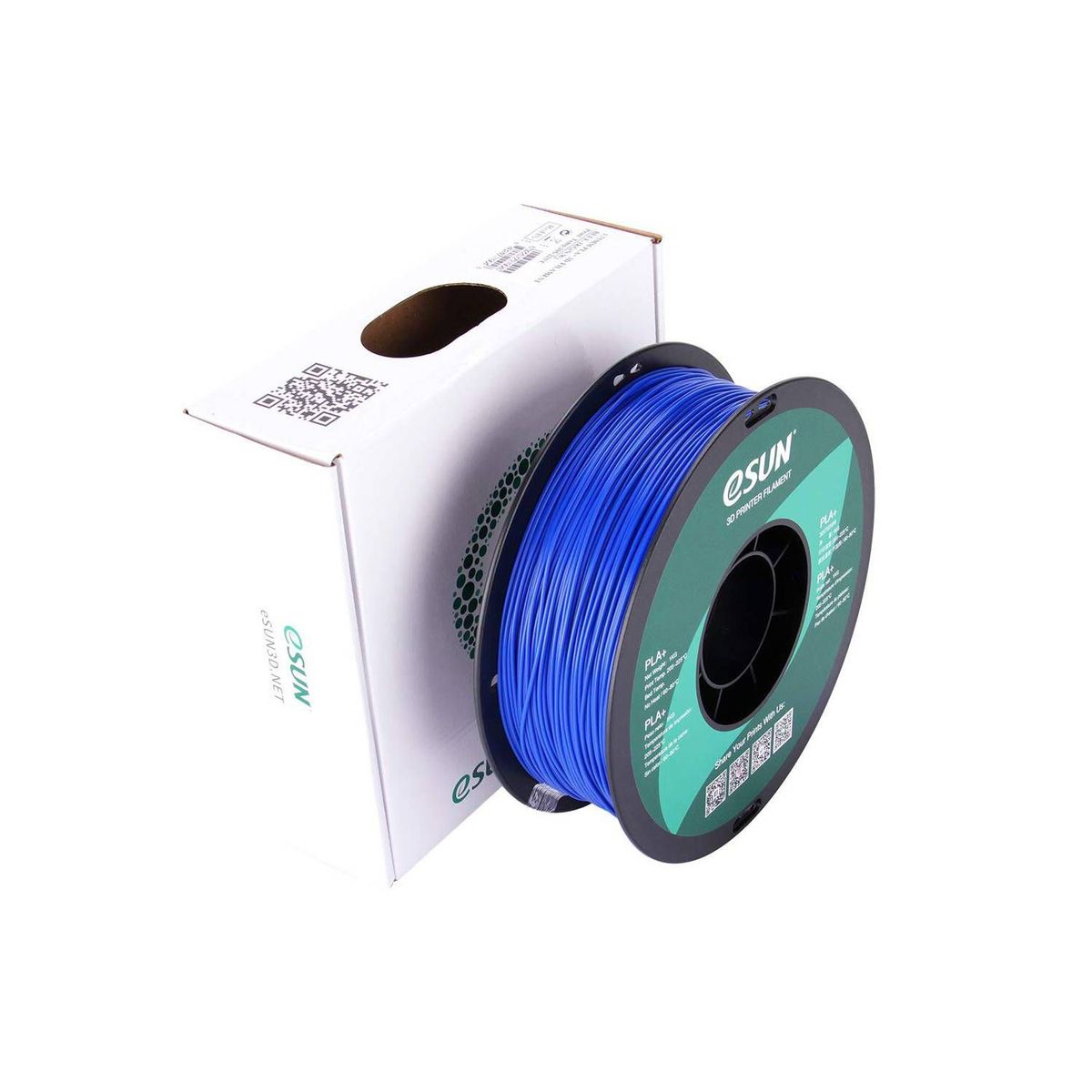 ESUN - Filamento 3d  pla+ 1.75mm 1kg Esun - Azul