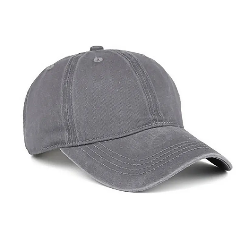 TODO GORROS PERU - Gorra vintage unisex gris claro - TODO GORROS PERU