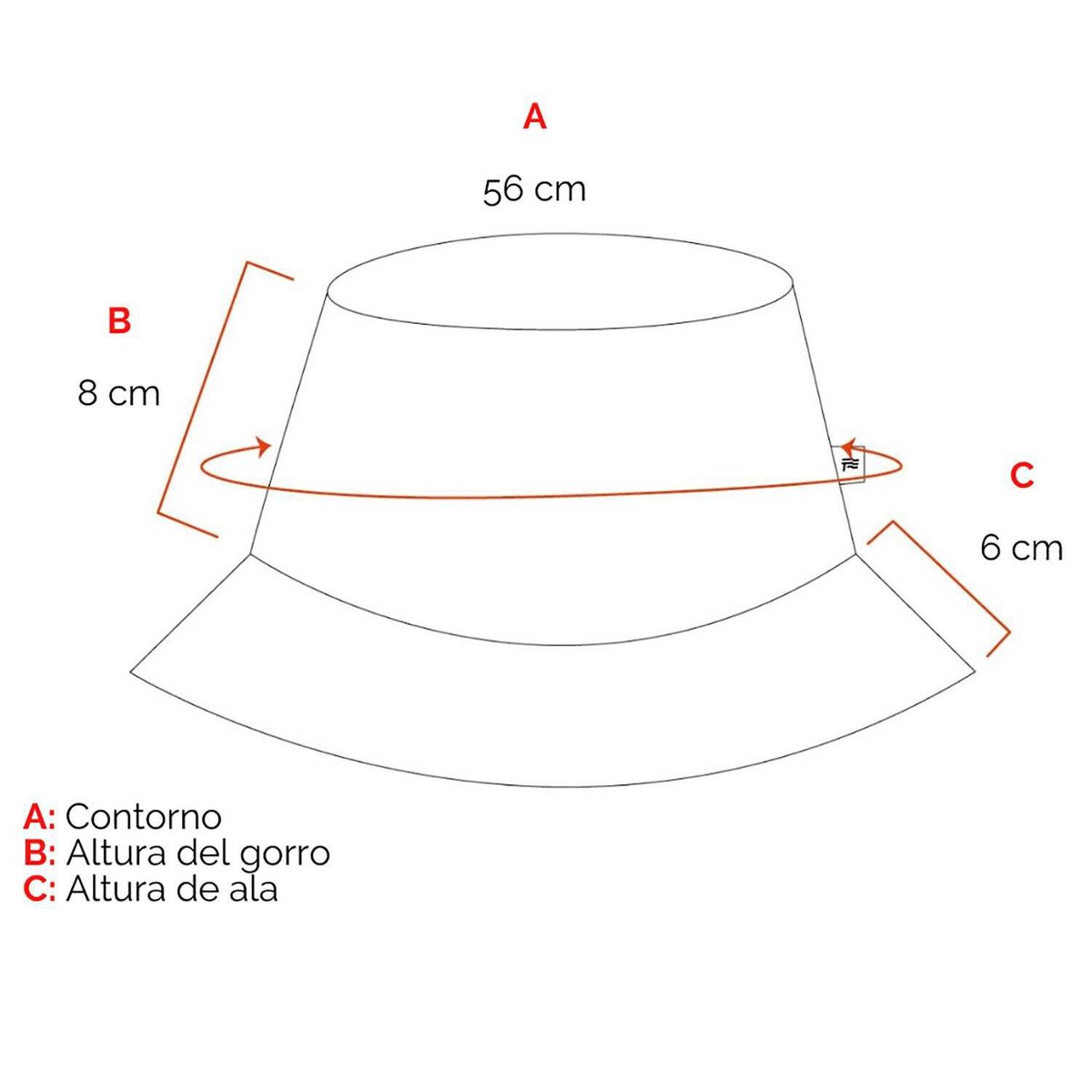 TODO GORROS PERU - Bucket hat rosado bebe - TODO GORROS PERU