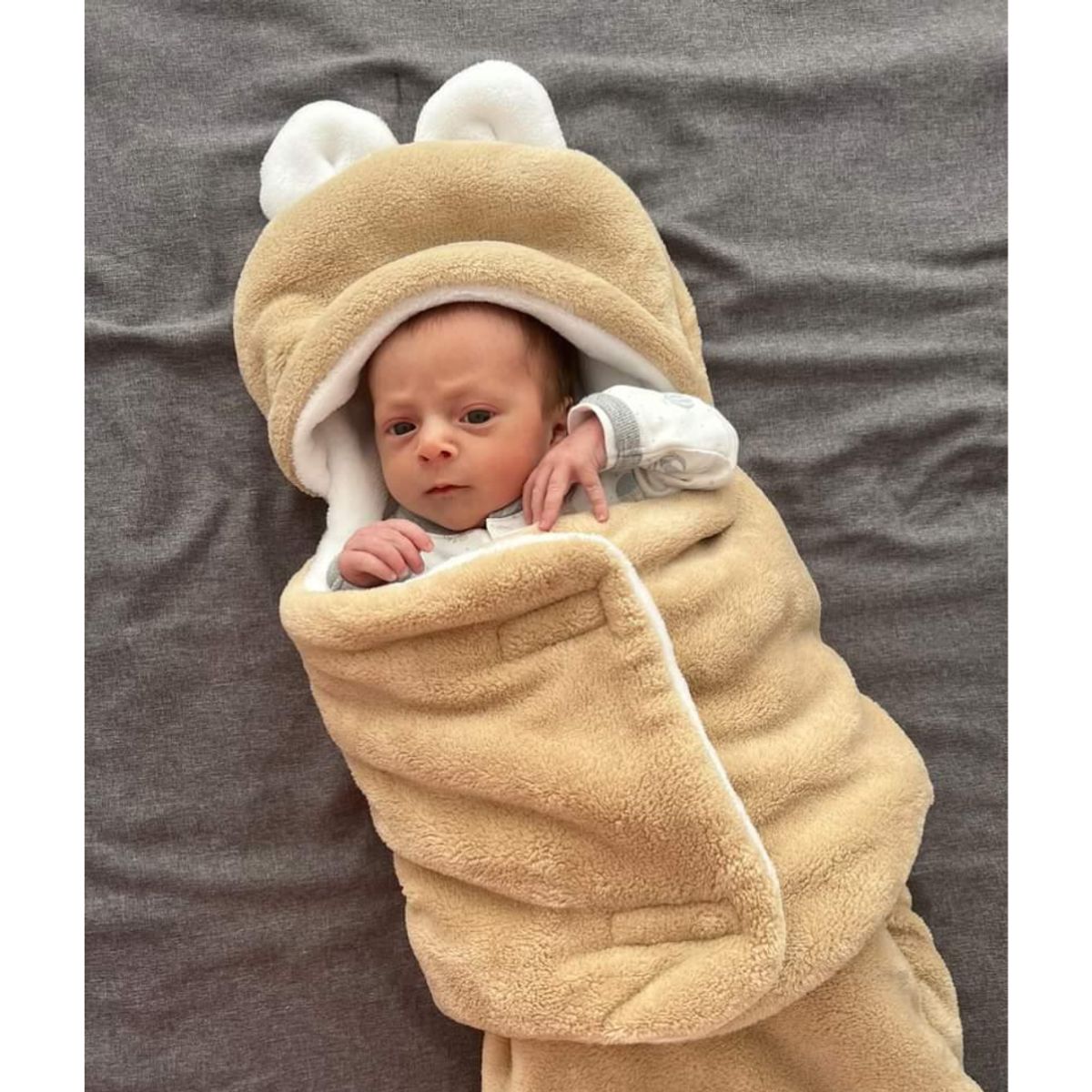 GENERICO - Saquito de dormir para bebé abrigadora - Beige