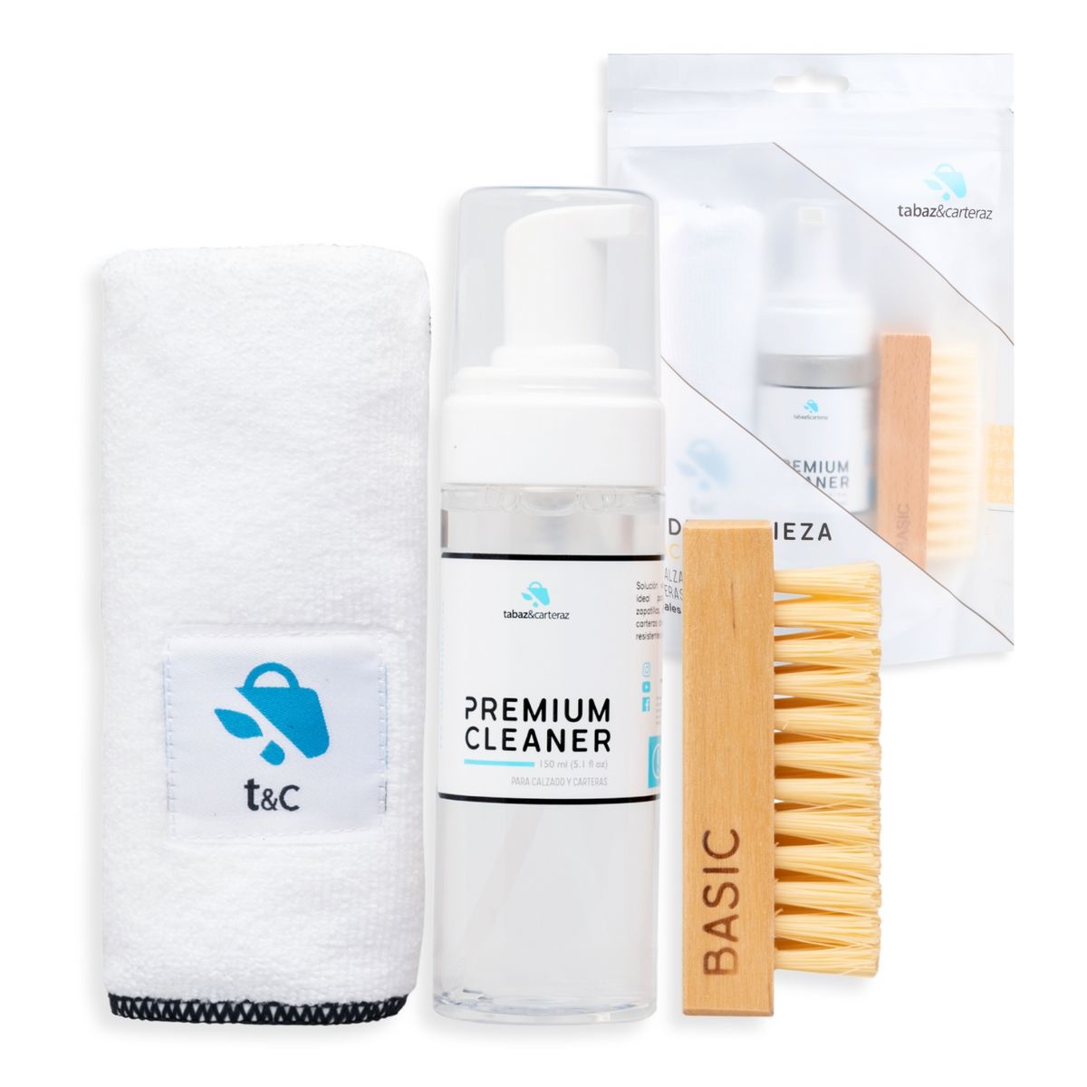 TABAZ&CARTERAZ - Kit de Limpieza Basic para zapatillas
