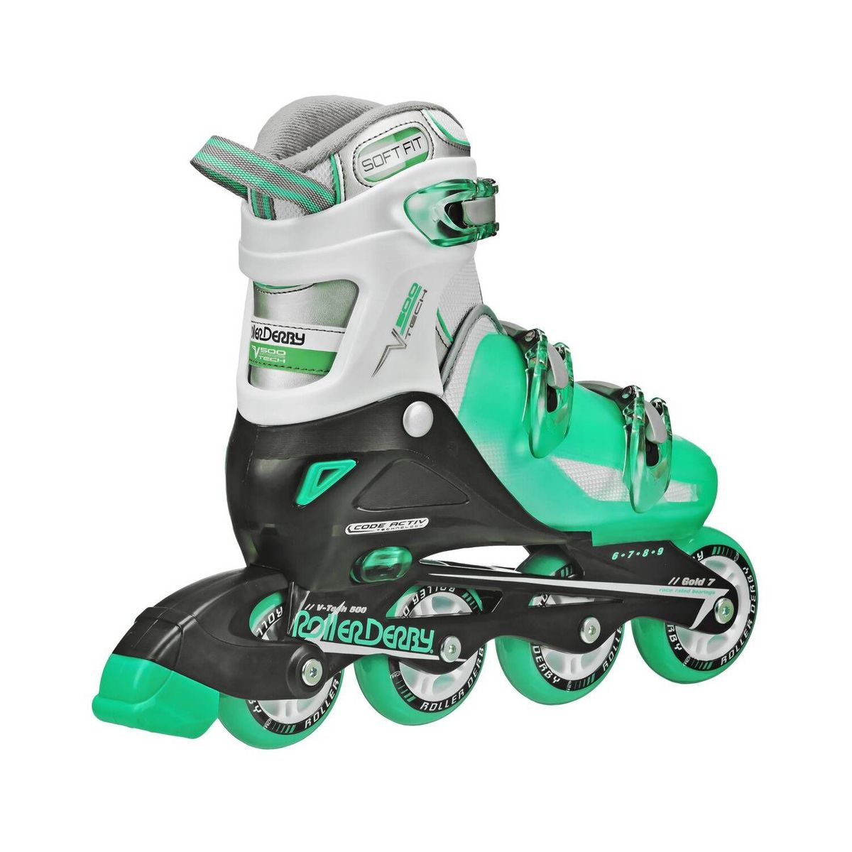 ROLLER DERBY - Patines Lineales Ajustable V-tech Mint t 37-40