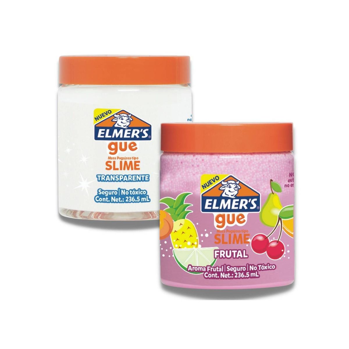 ELMERS - Pack Slime Gue Transparente  Frutal Crunch