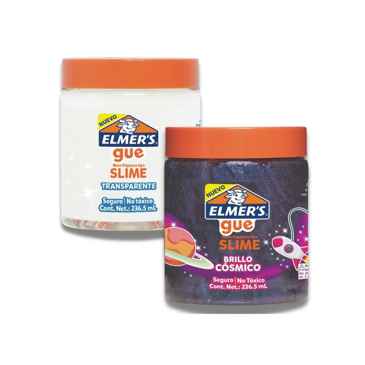 ELMERS - Pack Slime Gue Transparente  Cosmic Shimmer