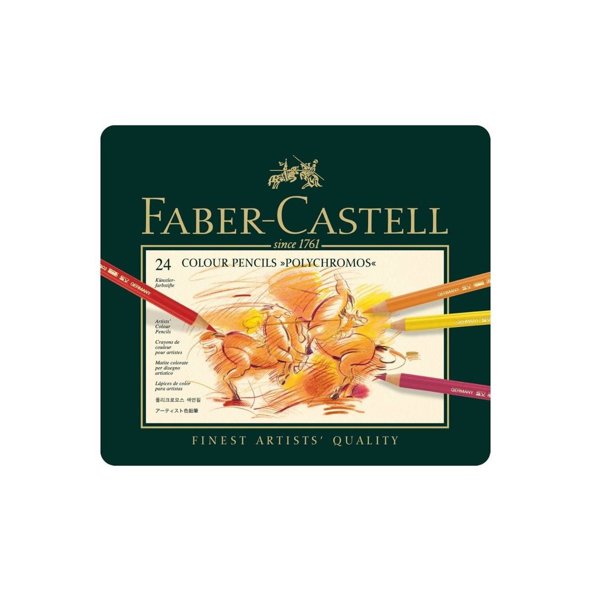 FABER-CASTELL - Colores Polychromos x 24