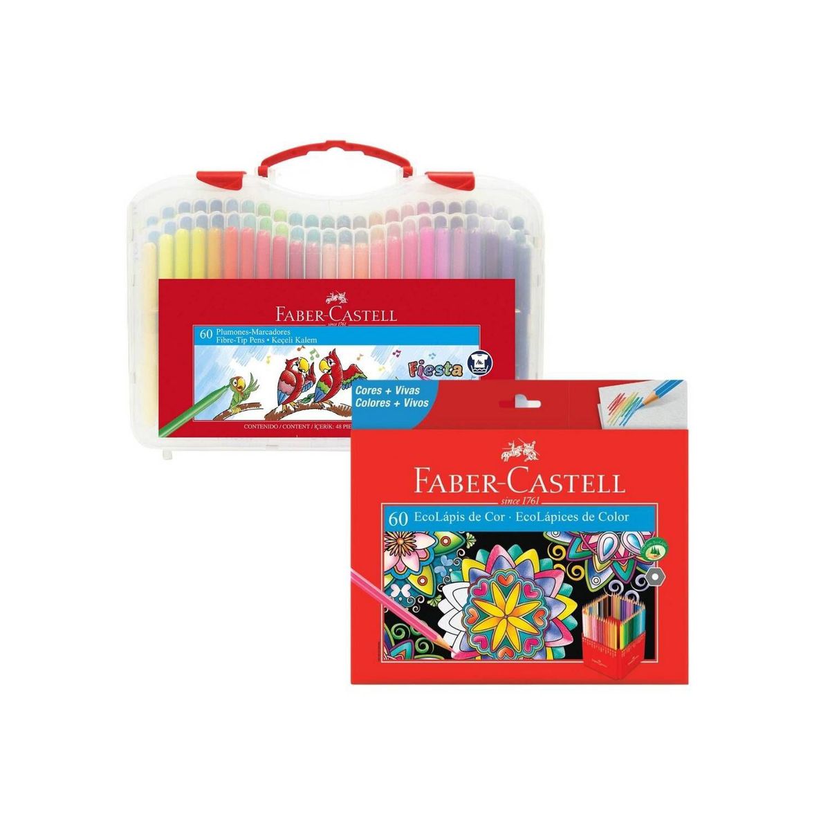 FABER-CASTELL - Pack Colores y Plumones x 120