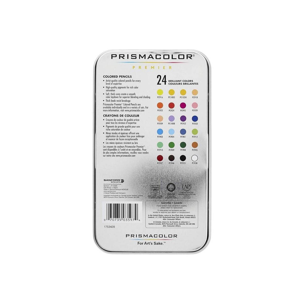 PRISMACOLOR - Premier x 24 Lápices de Colores Profesionales