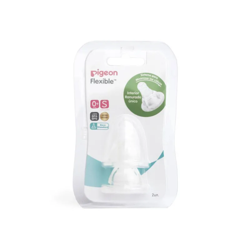 PIGEON - Tetina  boca standard  "s" 2 un.