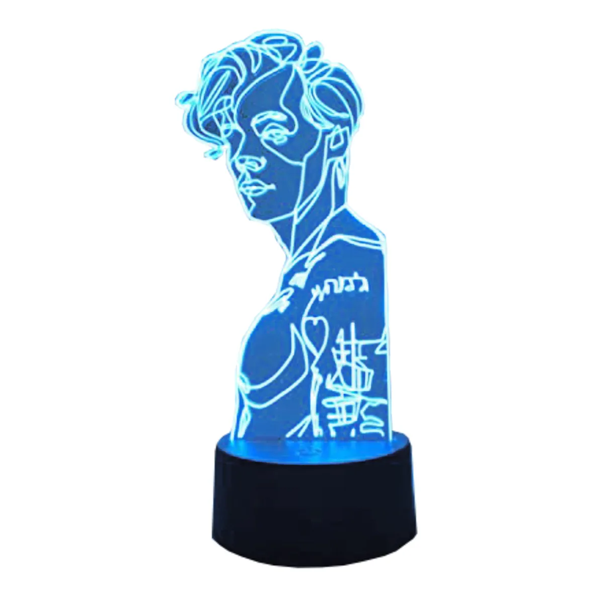 GENERICO - LAMPARA LED 3D HARRY STYLES GOLDEN ONE DIRECTION