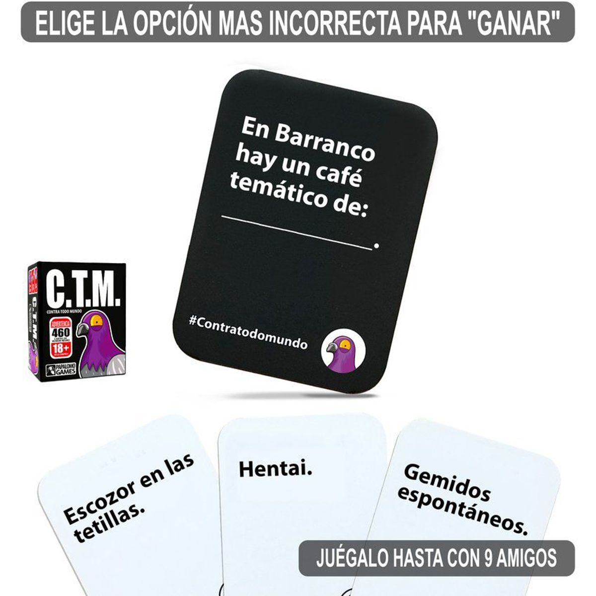 PAPALOMO GAMES - Juego mesa contra todo mundo CTM