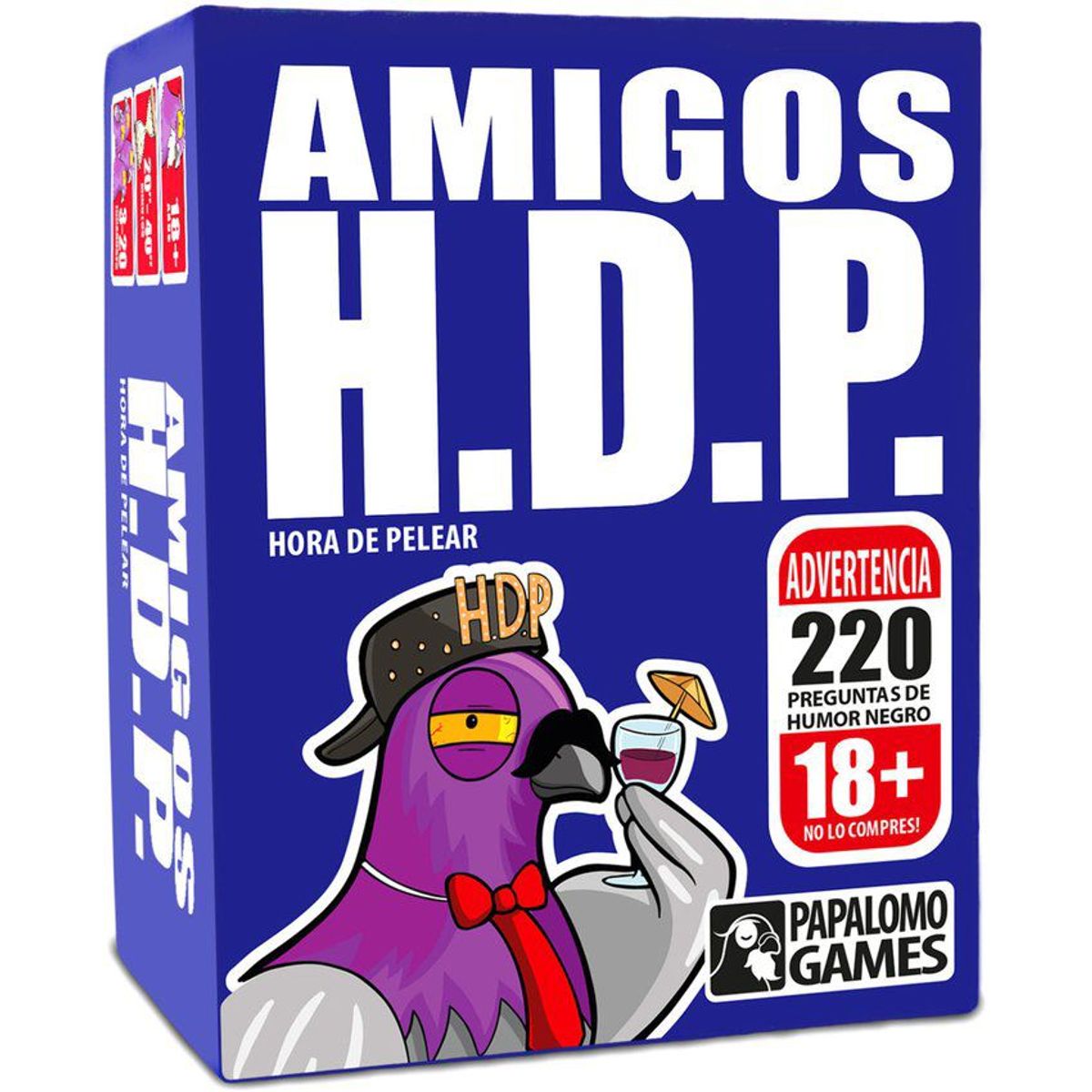 PAPALOMO GAMES - Juego de cartas Amigos HDP - Hora De Pelear