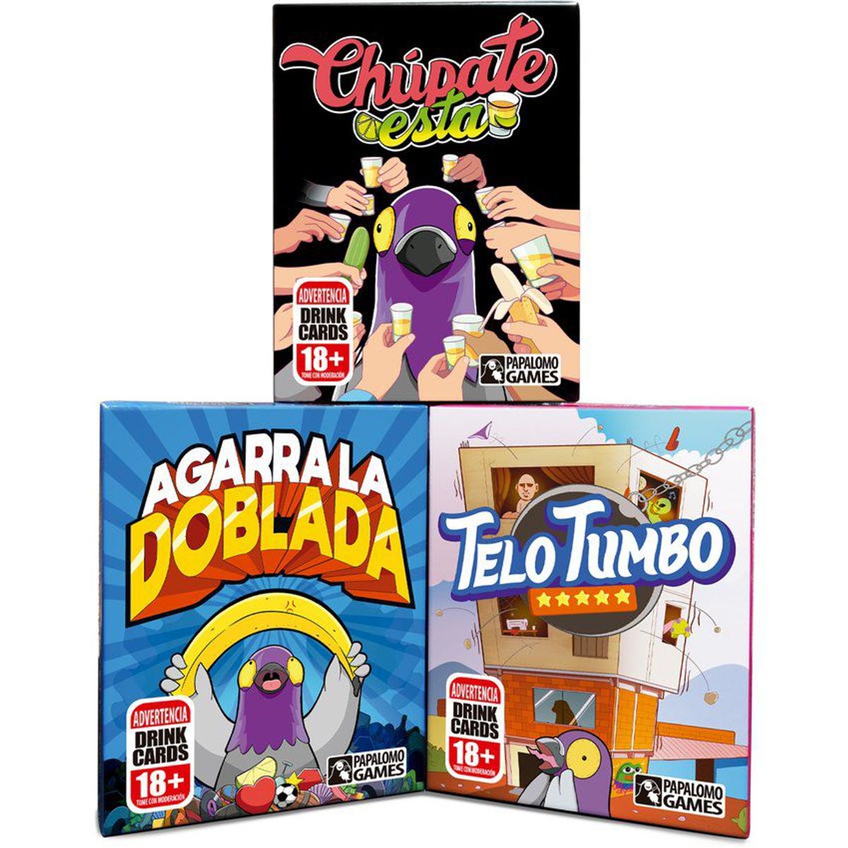 PAPALOMO GAMES - Drinking pack - juegos papalomo
