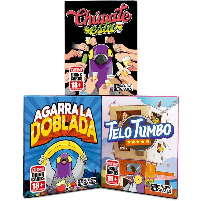 PAPALOMO GAMES - Drinking pack - juegos papalomo