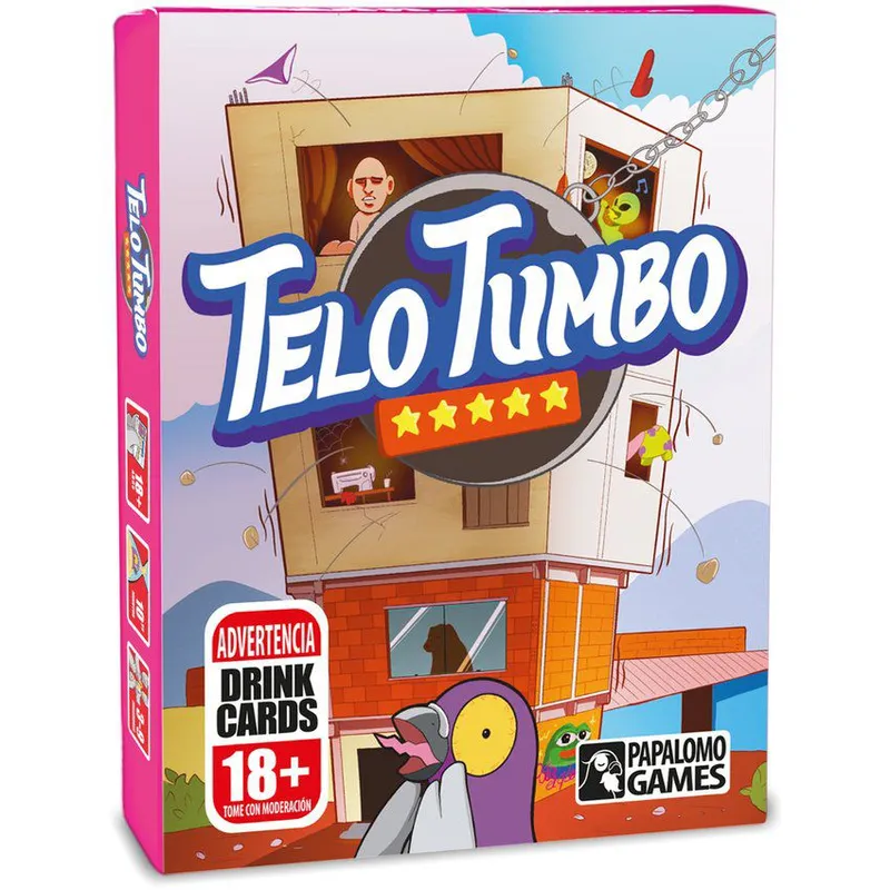 PAPALOMO GAMES - Juego de mesa telo tumbo - drink cards