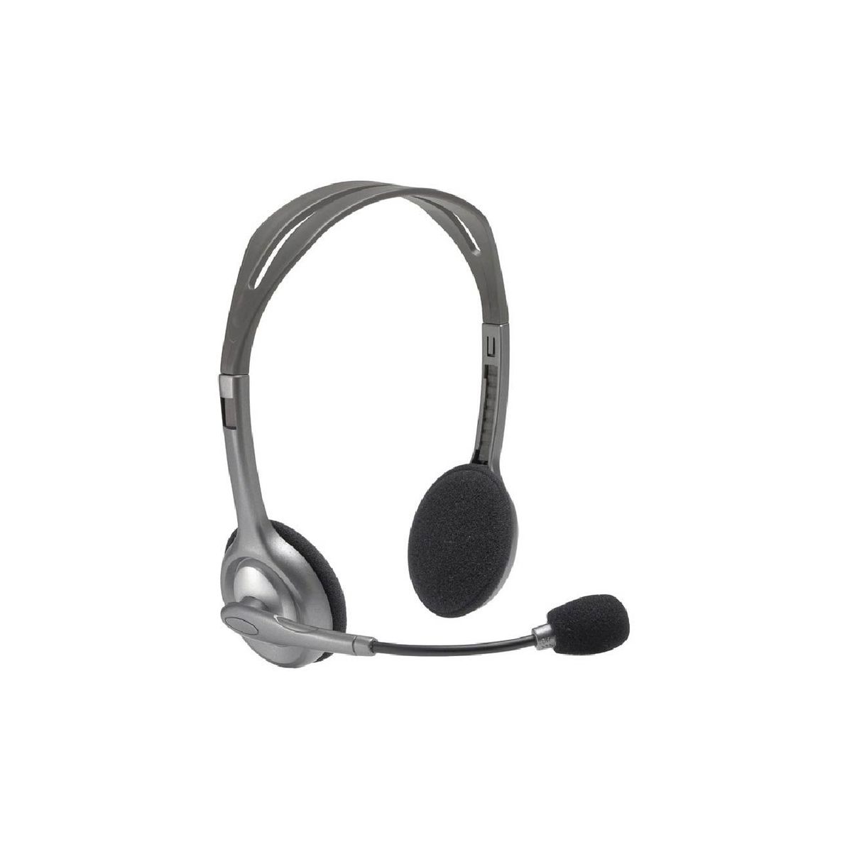 LOGITECH - Audifono Microfono Logitech H111 Silver