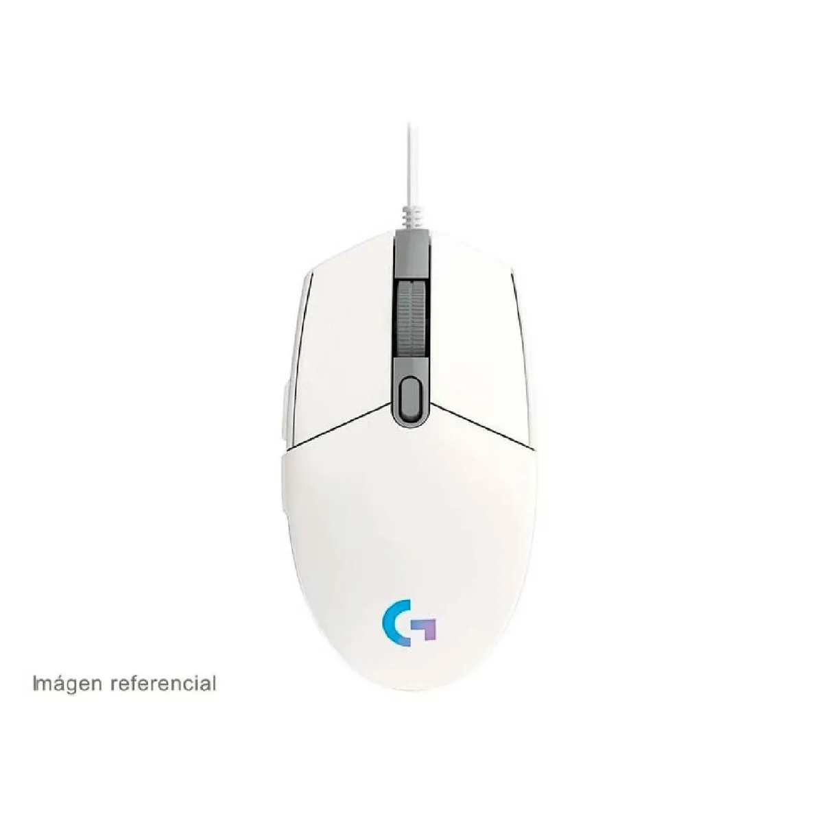 LOGITECH - Mouse Logitech G203 Lightsync RGB 8000 dpi - Blanco