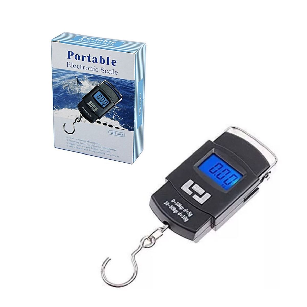 GENERICO - Balanza Digital Tipo Romana 50kg Equipajes