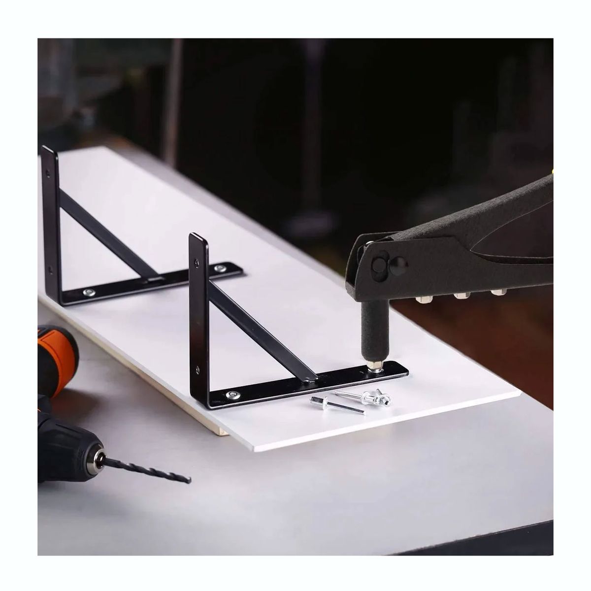 TOTAL TOOLS - REMACHADORA POP MANUAL 10.5'' CON FIJA + 4 BOQUILLAS TOTAL - THT32105