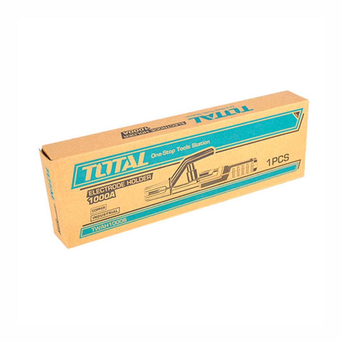 TOTAL TOOLS - PORTA ELECTRODO 1000A PINZA DE ELECTRODO PARA SOLDAR TOTAL - TWAH10006