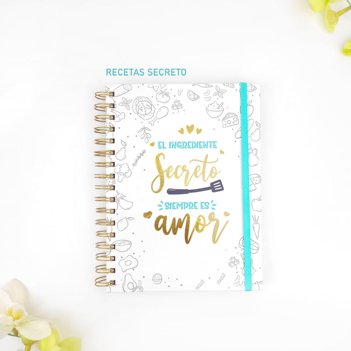 GENERICO - DIARIO A5 DE RECETAS - SECRETO