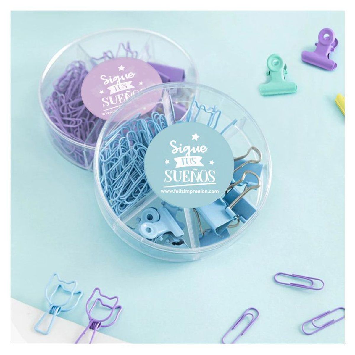 GENERICO - 82 clip set por juego COLOR ALEATORIO