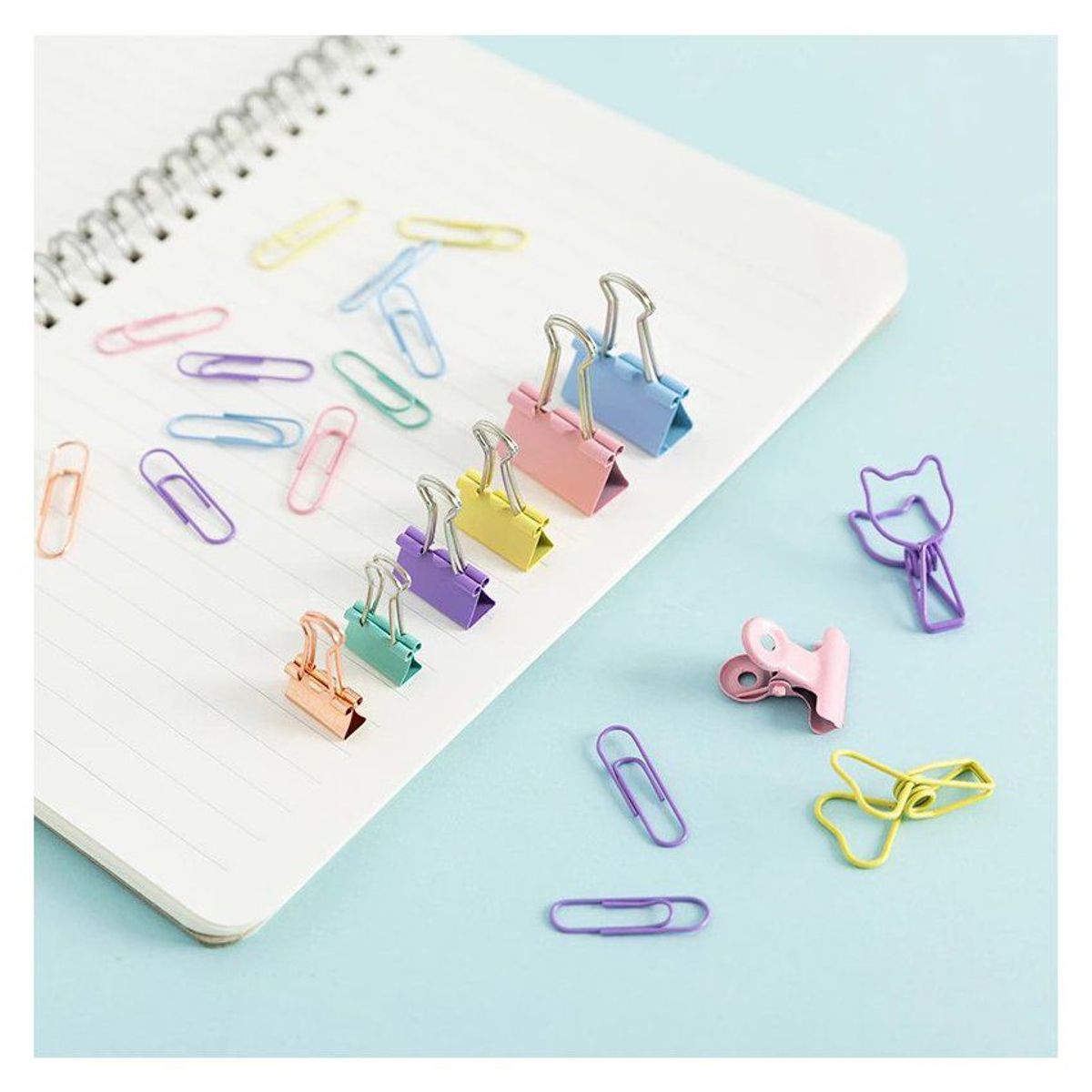 GENERICO - 82 clip set por juego COLOR ALEATORIO