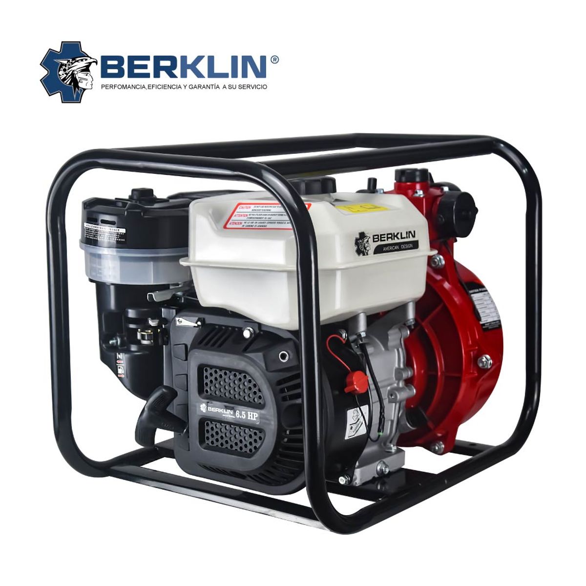 BERKLIN - MOTOBOMBA DE ALTA PRESION DE 6.5 HP
