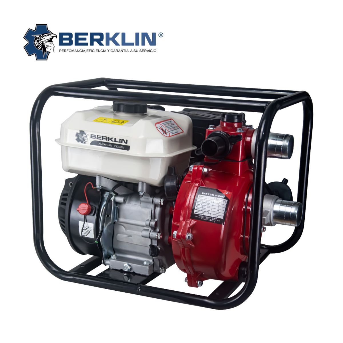 BERKLIN - MOTOBOMBA DE ALTA PRESION DE 6.5 HP