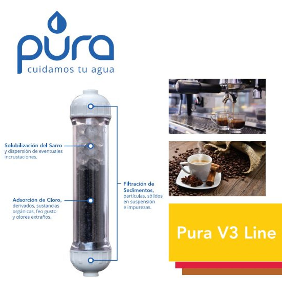 PURA - Purificador de Agua - V3 Line