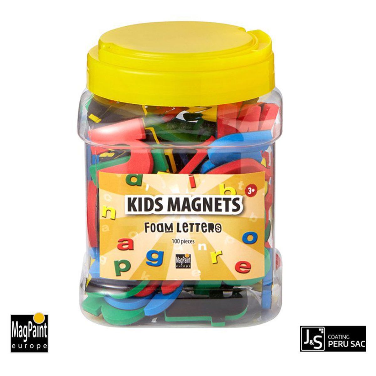MAGPAINT - Imanes magnet letters- 100 piezas- magpaint