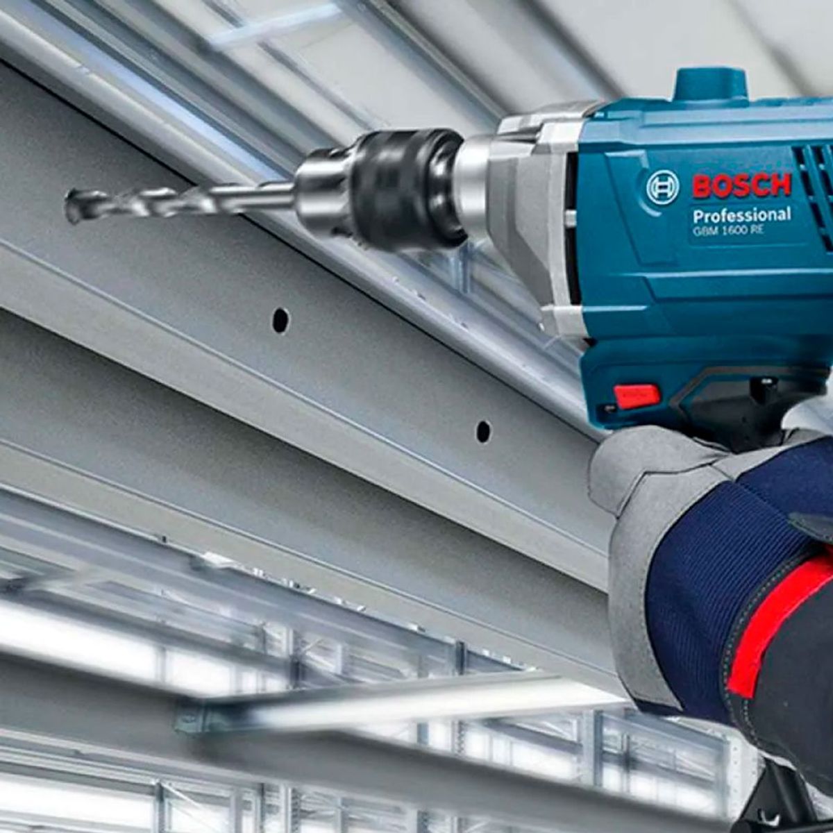 BOSCH - Taladro Mezclador Madera Metal Bosch Gbm 1600 Re 850w