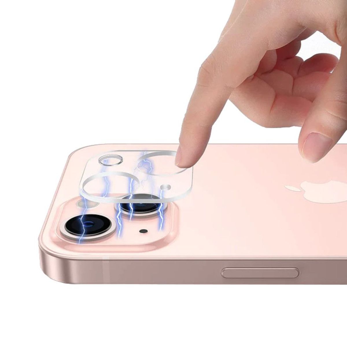 GENERICO - Protector de Cámara Compatible con iPhone 14-14 Plus Vidrio Templado