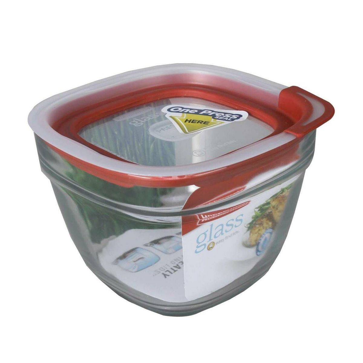 RUBBERMAID - Refractario glass 1300 ml