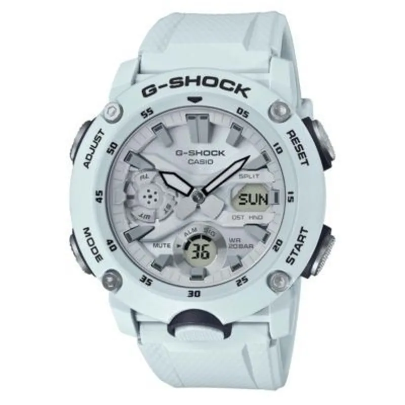 G-SHOCK - Reloj de Resina G-Shock GA-2000S-7A Blanco