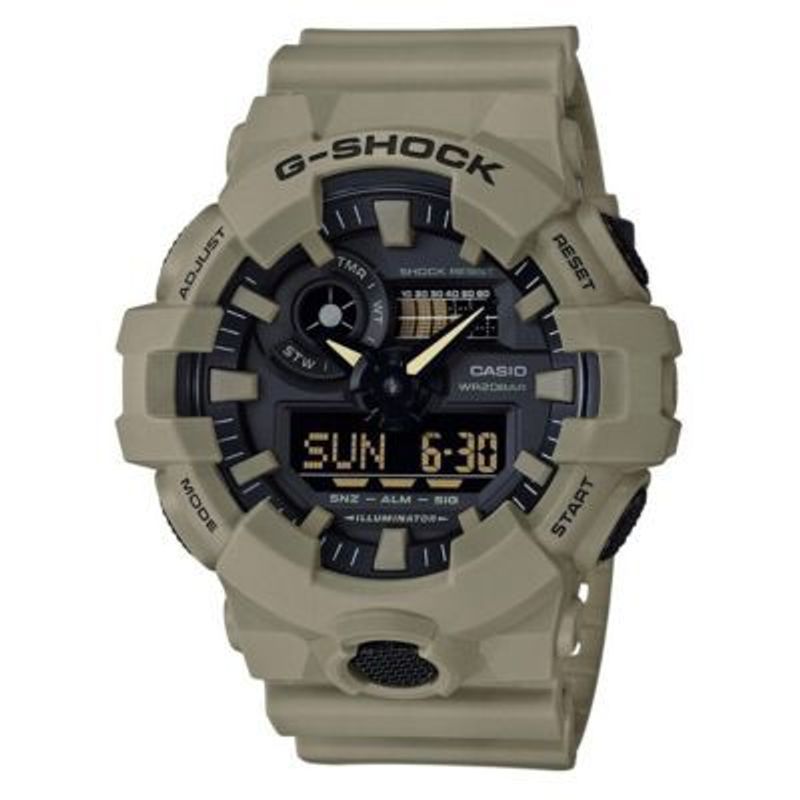 G-SHOCK - Reloj G-Shock Resina Beige con Negro GA-100L-8A