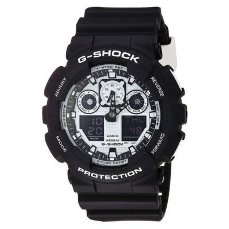 G-SHOCK - Reloj de Resina G-Shock GA-100BW-1A Negro