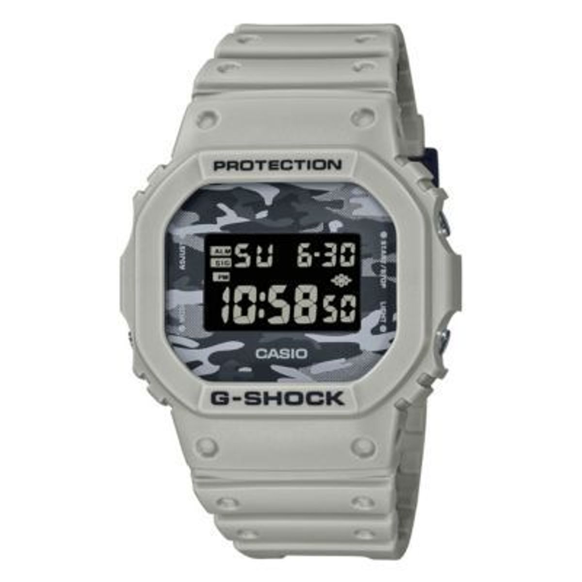 G-SHOCK - Reloj de Resina G-Shock DW-5600CA-8 Gris Claro