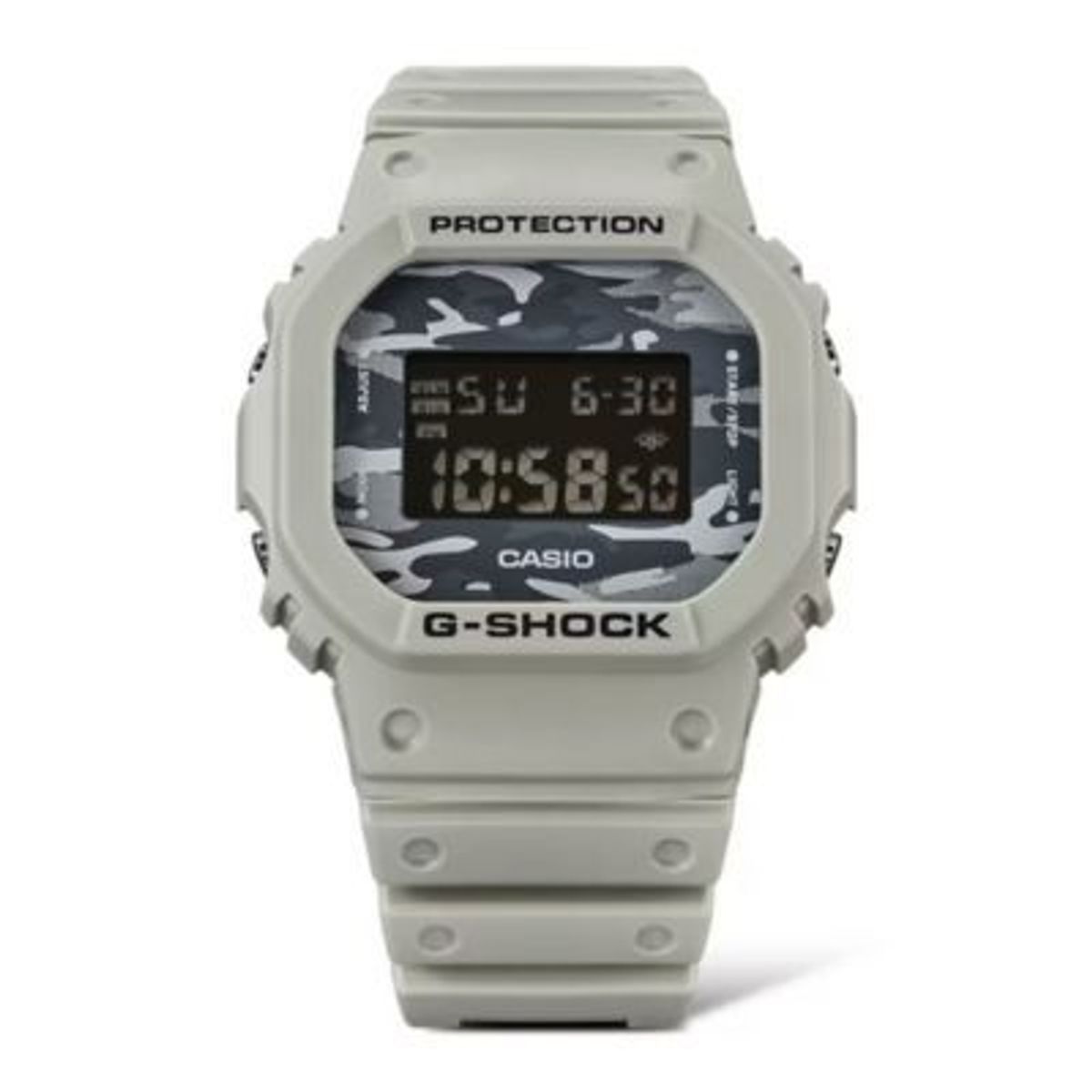 G-SHOCK - Reloj de Resina G-Shock DW-5600CA-8 Gris Claro