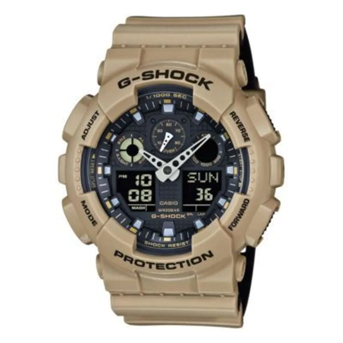 G-SHOCK - Reloj de Resina G-Shock GA-100L-8A Beige