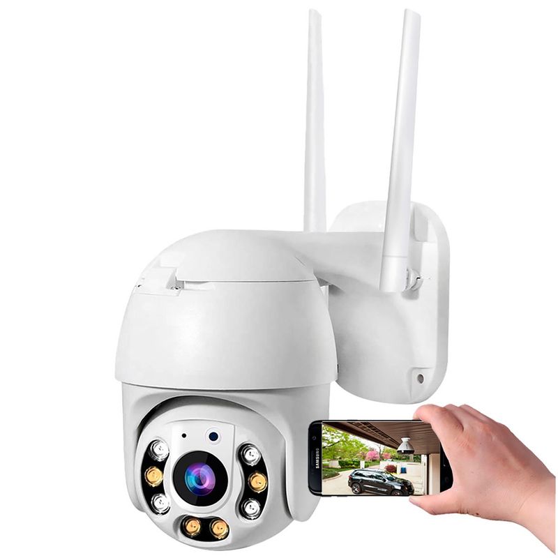 BUYPAL - Camara de Seguridad Exterior IP Full HD Visión Nocturna WiFi