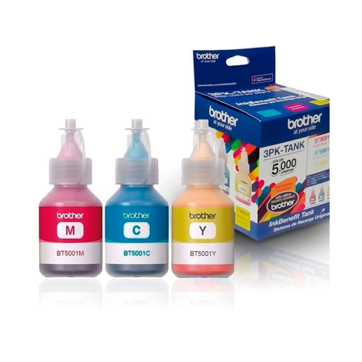 BROTHER - TINTA BROTHER 3PK-TANK BT5001M BT5001Y BT5001C