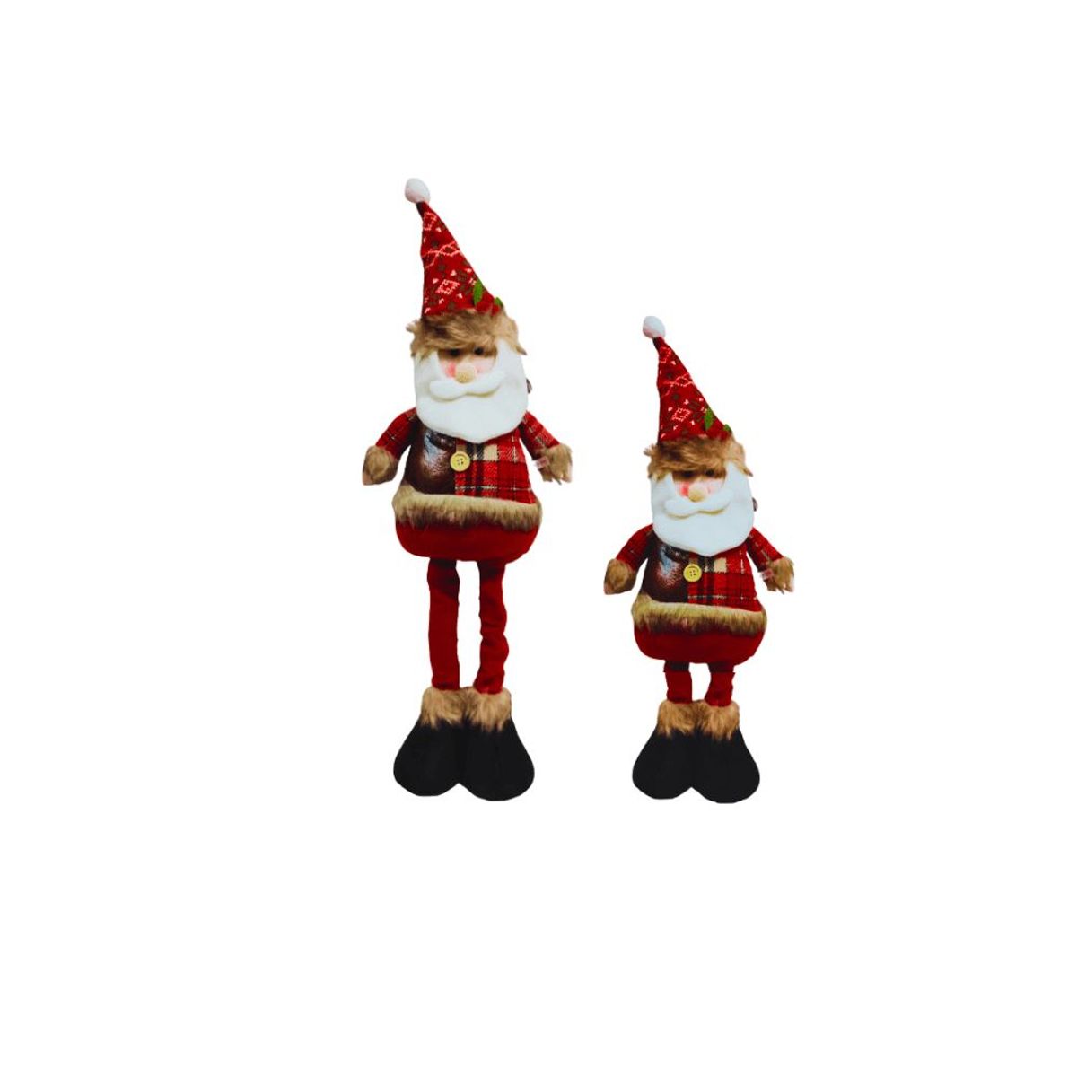 GENERICO - Muñeco Navideño Santa Claus Estirable