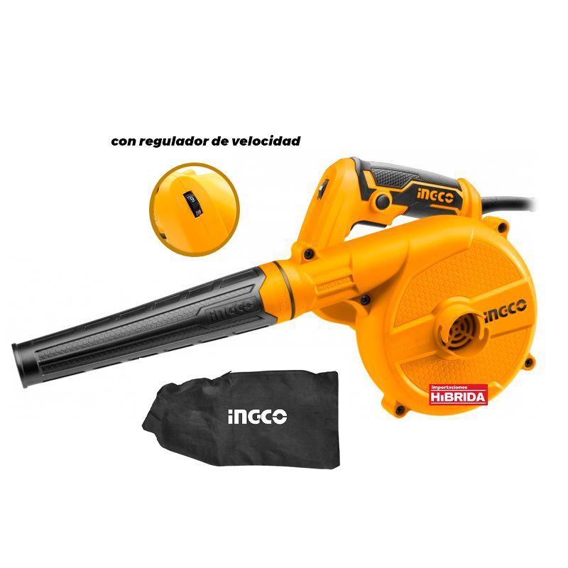 INGCO TOOLS - SOPLADORA ASPIRADORA DE AIRE 600W ELÉCTRICA INDUSTRIAL INGCO - AB6008