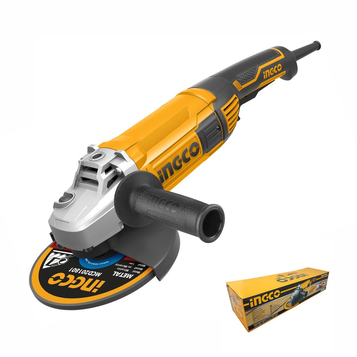 INGCO TOOLS - AMOLADORA ANGULAR 2000W 7 ESMERILADORA CORTADORA INGCO - AG200018