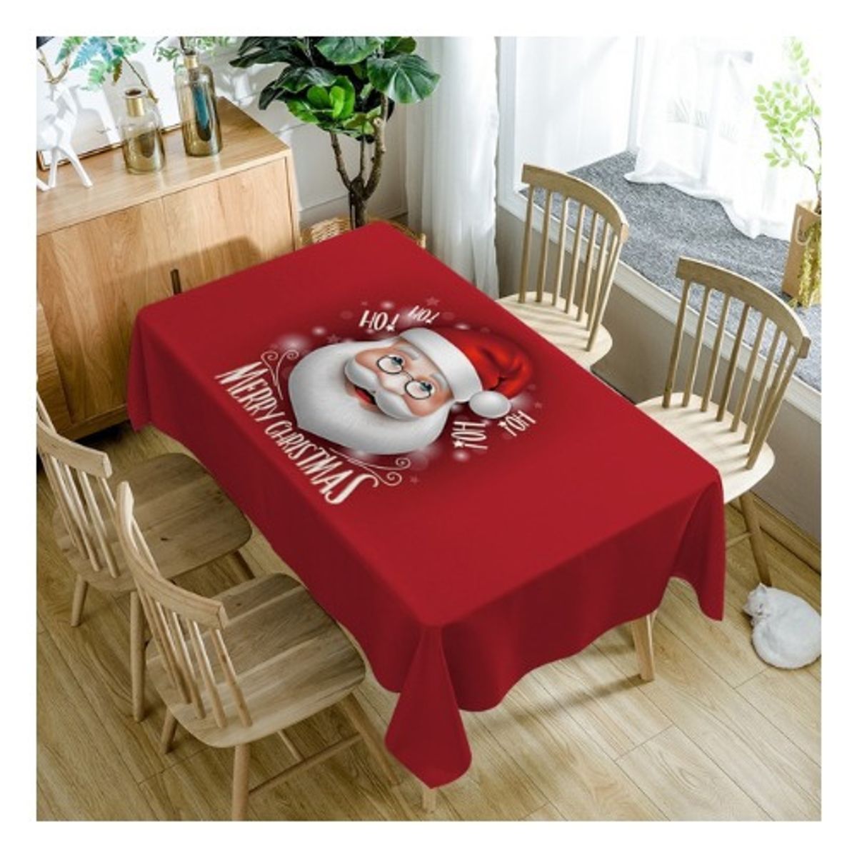 GENERICO - Mantel Navideño Rectangular 152cm x 250cm