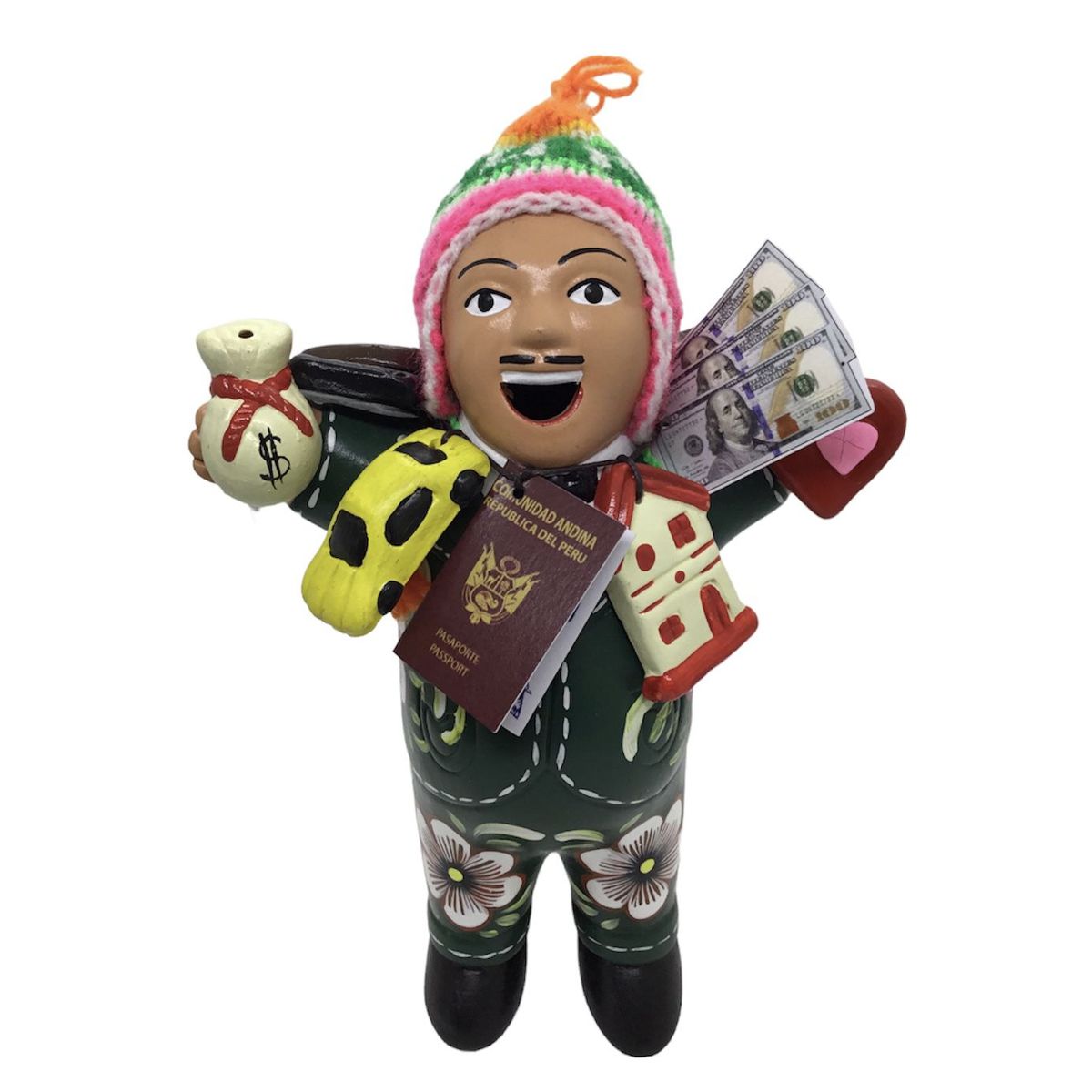 PERU - Adorno Decorativo ekeko de la abundancia 18 cm
