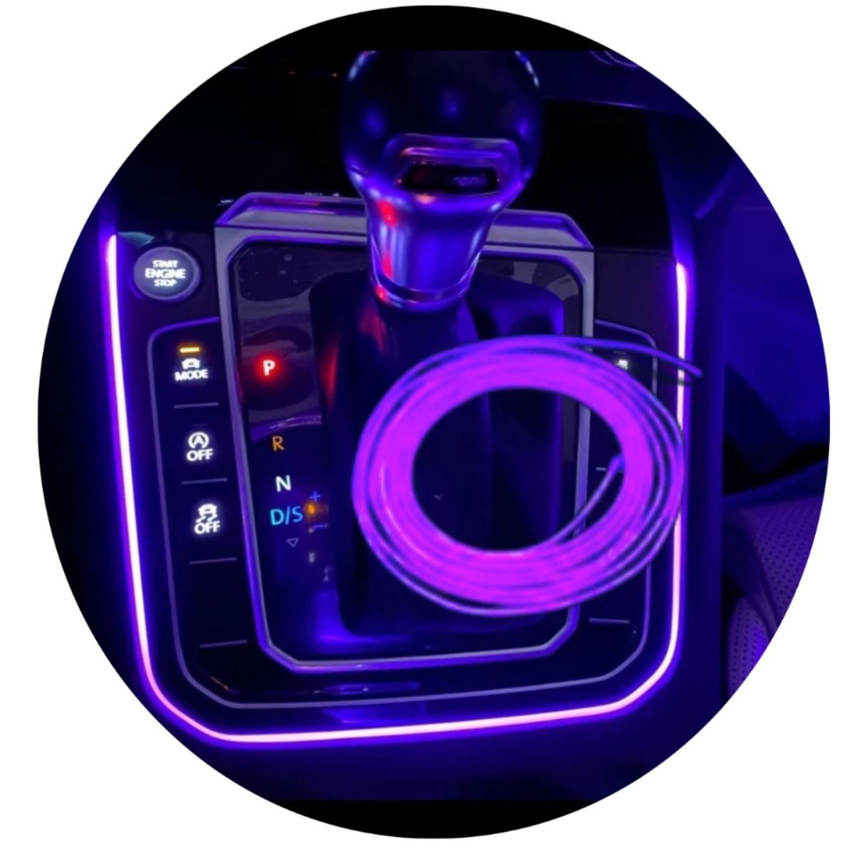 GENERICO - Cinta de luz led 5 Mts - Lila