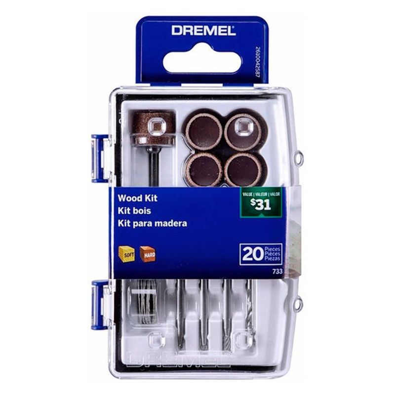 DREMEL - Micro Kit Dremel 733 Set Accesorios Madera