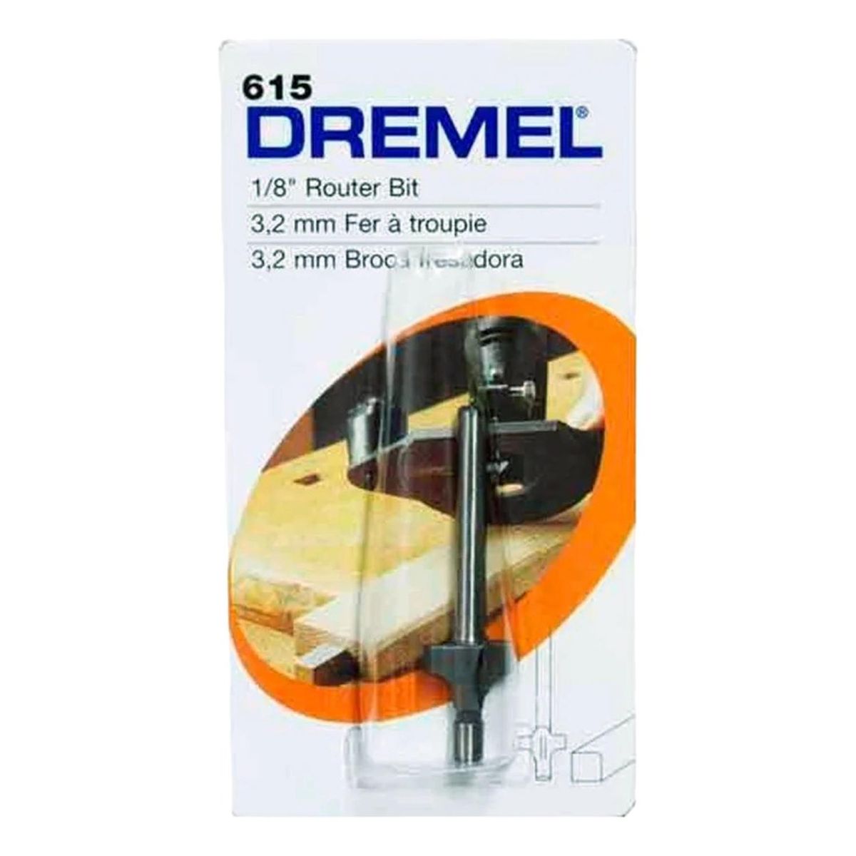 DREMEL - Fresa Redondeo Esquinas 1/8" Dremel 615