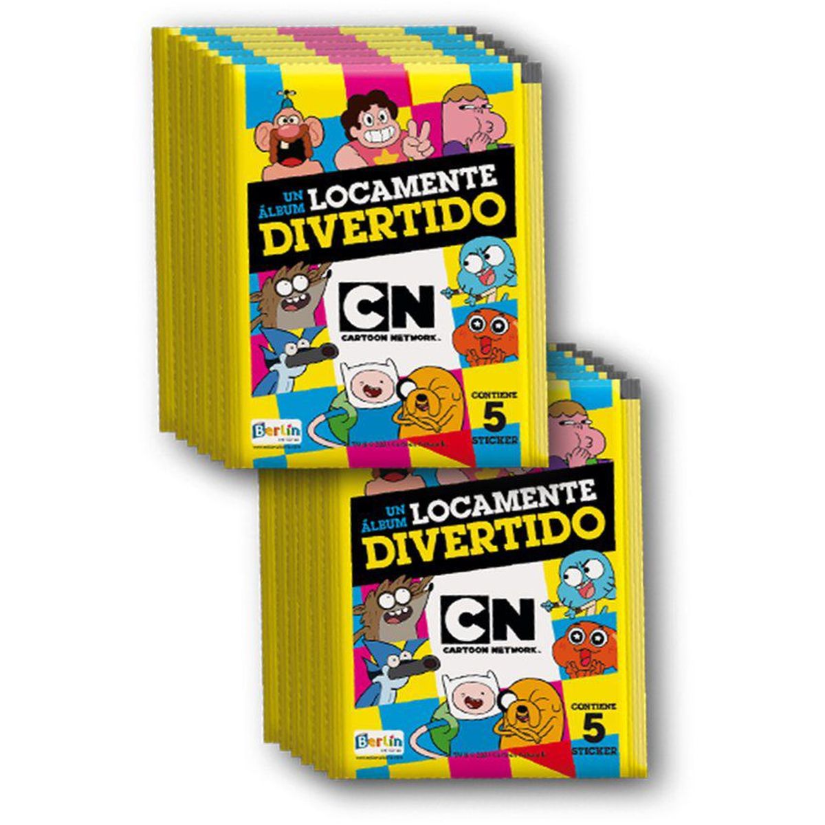 EDITORIAL BERLIN - 100 SOBRES LOCAMENTE DIVERTIDO - CARTOON NETWORK
